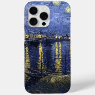 Van Gogh Sternennacht über der Rhone iPhone 15 Pro Max Hülle