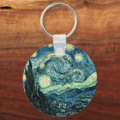 Van Gogh-Sternennachtsvektor Schlüsselanhänger (Vorderseite)