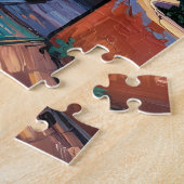 Van Gogh Stil Santa Fe Reise Kunst mit Adobe-Haus Puzzle (Seite)