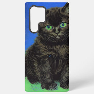 Van Gogh Stil Schwarzes Kätzchen Samsung Galaxy Hülle