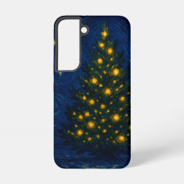 Van Gogh Stil Weihnachtsbaum Handyhülle - Samsung Galaxy Hülle