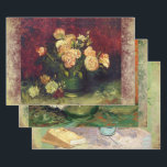 VAN GOGH STILL LEBEN SCHWERE GEWICHTSDEKUSEL GESCHENKPAPIER SET<br><div class="desc">Drei schöne Impressionistische Stil noch Leben Gemälde von Vincent Van Gogh. Es gibt auch ein Trio seiner Iris-Arbeit. Für decoupage Künstler merken, dass diese Designs auch in Tissue Paper für diejenigen, die das dünne Papier bevorzugen, ist dieses Packpapier mehr als 3x die Dicke des entkoppelten Gewebes. Für diese Gewebe, die...</div>