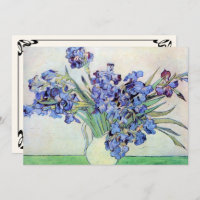 Van Gogh Still Life Irises in einer Vase, Hochzeit