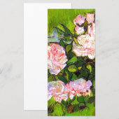 Van Gogh Still Life mit rosa Roses Card (Vorne/Hinten)