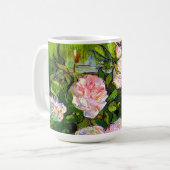 Van Gogh Still Life mit rosa Roses Kaffeetasse (Vorderseite Links)