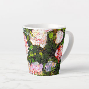 Van Gogh Still Life mit rosa Roses Milchtasse