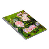 Van Gogh Still Life mit rosa Roses Notizblock (Rechte Seite)