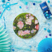 Van Gogh Still Life mit rosa Roses Pappteller (Party)