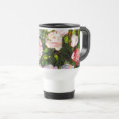 Van Gogh Still Life mit rosa Roses Reisebecher (VorderseiteRechts)