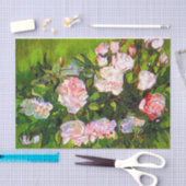 Van Gogh Still Life mit rosa Roses Seidenpapier (Handwerk)