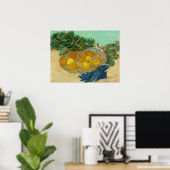 Van Gogh Still Life Orange Lemons Alte Kunst Poster (Heimbüro)