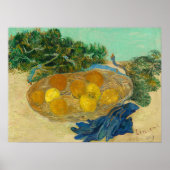Van Gogh Still Life Orange Lemons Alte Kunst Poster (Vorne)