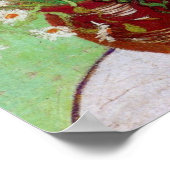 Van Gogh - Still Life Red Poppies and Daisies Poster (Ecke)