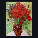 Van Gogh - Still Life Red Poppies and Daisies Poster<br><div class="desc">Still Life Red Poppies und Daisies von Van Gogh. Großes Gemälde mit dem Titel Still Life Red Poppies and Daisies,  erstellt von Van Gogh.</div>