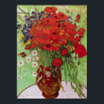 Van Gogh - Still Life Red Poppies and Daisies Poster<br><div class="desc">Still Life Red Poppies und Daisies von Van Gogh. Großes Gemälde mit dem Titel Still Life Red Poppies and Daisies,  erstellt von Van Gogh.</div>