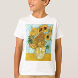 van Gogh Still Life Vase mit zwölf Sonnenblumen T-Shirt<br><div class="desc">Zwölf Sonnenblumen in einer Vase,  wie von Vincent van Gogh gemalt.</div>