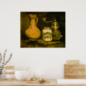 Van Gogh Still Life with Coffee Mill, Pipe and Jug Poster (Küche)