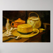 Van Gogh Still Life with Straw Hat Poster (Vorne)