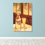 Van Gogh - Stillleben mit Absinthe Leinwanddruck (Insitu (Holzboden))