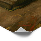 Van Gogh - Stillleben mit Bibel Poster (Ecke)