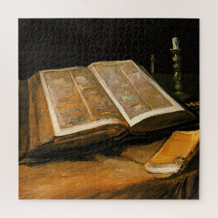 Van Gogh - Stillleben mit Bibel Puzzle
