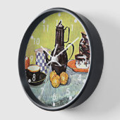 Van Gogh: Stillleben mit blauem Email-Coffeepot Uhr (Winkel)