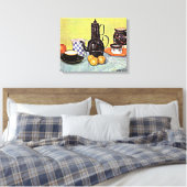 Van Gogh - Stillleben mit blauem Email-Kaffee Leinwanddruck (Insitu (Schlafzimmer))