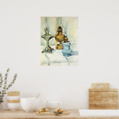 Van Gogh - Stillleben mit drei Büchern Poster (Küche)