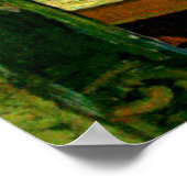 Van Gogh - Stillleben mit einem Zwiebelplatz Poster (Ecke)