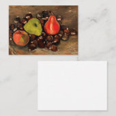 Van Gogh - Stillleben mit Früchten und Kastanien Mitteilungskarte (Vorne/Hinten)
