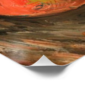 Van Gogh - Stillleben mit Früchten und Kastanien Poster (Ecke)