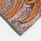 Van Gogh - Stillleben mit fünf Sonnenblumen, Fleecedecke (Ecke)