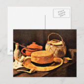 Van Gogh: Stillleben mit Gelbhut Postkarte (Vorne/Hinten)