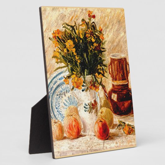 Van Gogh - Stillleben mit Kaffeekuchen Fotoplatte (Seite)