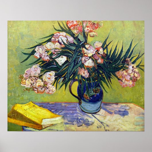Van Gogh - Stillleben mit Oleander Poster (Vorne)
