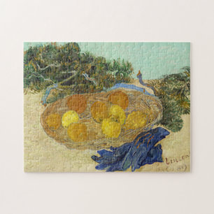 Van Gogh Stillleben mit Orangen, Zitronen und blau Puzzle