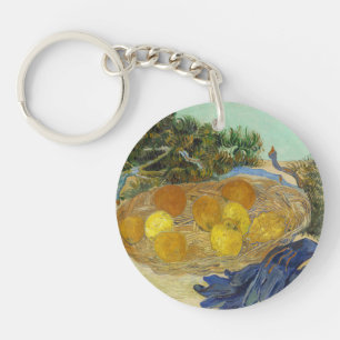 Van Gogh Stillleben mit Orangen, Zitronen und blau Schlüsselanhänger