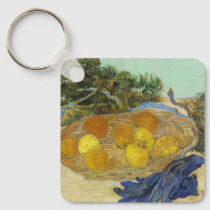 Van Gogh Stillleben mit Orangen, Zitronen und blau Schlüsselanhänger