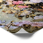 Van Gogh - Stillleben mit Rose Poster (Ecke)