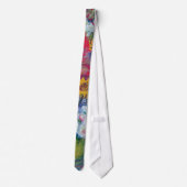 Van Gogh - Stillleben mit Rose und Sonnenblumen Krawatte (Rückseite)