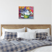 Van Gogh - Stillleben mit Rose und Sonnenblumen Leinwanddruck (Insitu (Schlafzimmer))