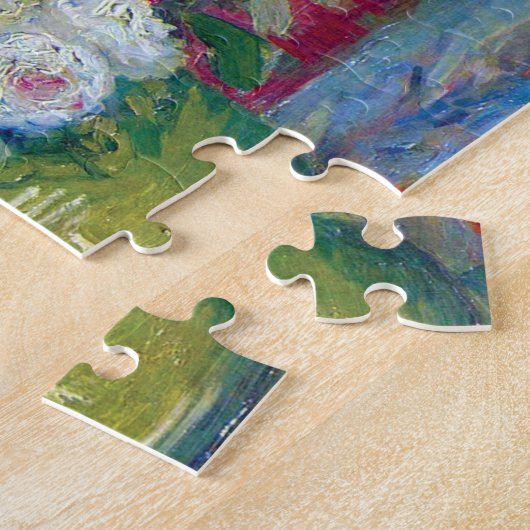 Van Gogh - Stillleben mit Rose und Sonnenblumen Puzzle (Seite)