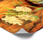 Van Gogh - Stillleben mit roten Gladiolen Poster (Ecke)