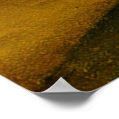 Van Gogh Stillleben mit Strohhut Poster (Ecke)