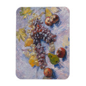 Van Gogh Stillleben mit Trauben und Äpfeln Kunstpr Magnet (Vertikal)