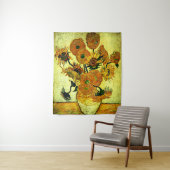 Van Gogh - Stillleben Vase mit 14 Sonnenblumen Wandteppich (Beispiel)