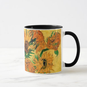 Van Gogh - Stillleben Vase mit fünfzehn Sonnenblum Tasse
