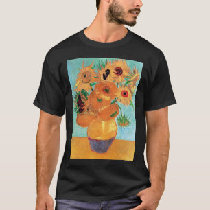 Van Gogh - Stillleben Vase mit zwölf Sonnenblumen T-Shirt