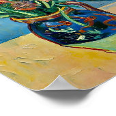 Van Gogh Stillleben Vasen mit Oleander Poster (Ecke)