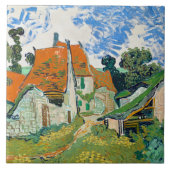 Van Gogh - Straße in Auvers - sur-Oise Keramik Til Fliese (Vorderseite)